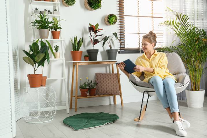 garden reading nook