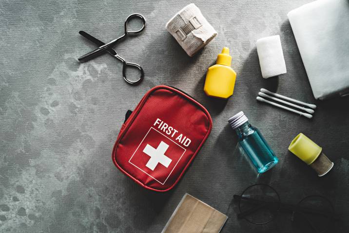 a first aid kit