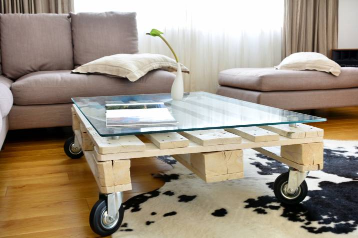 Pallet coffee table