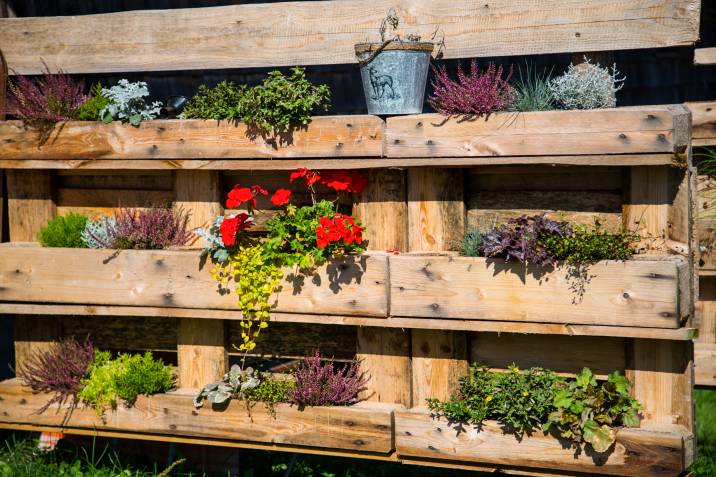 Pallet plant box