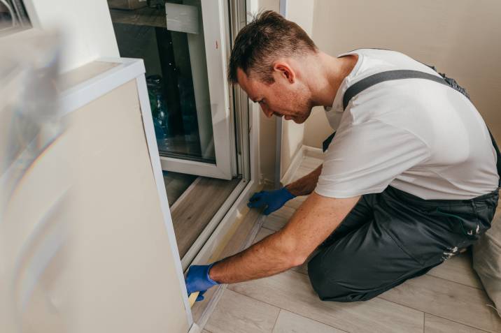 Sealing doors for soundproofing