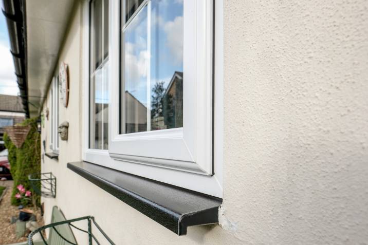 a newly installed double pane windows