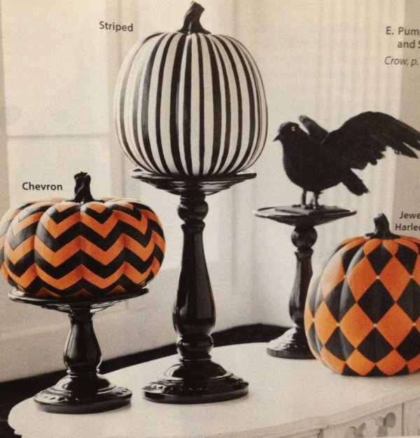 Painted pumpkins