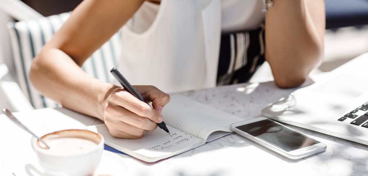  a person planning their steps on becoming an errand runner