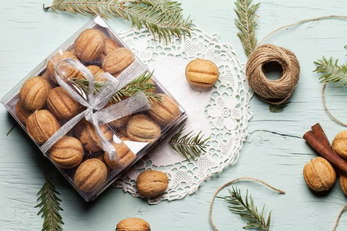 box of pastries on the table