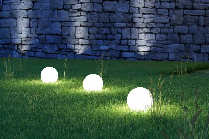 Outdoor electric deals garden lights