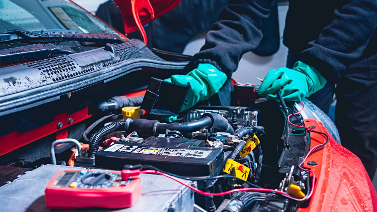 electric car service inspection