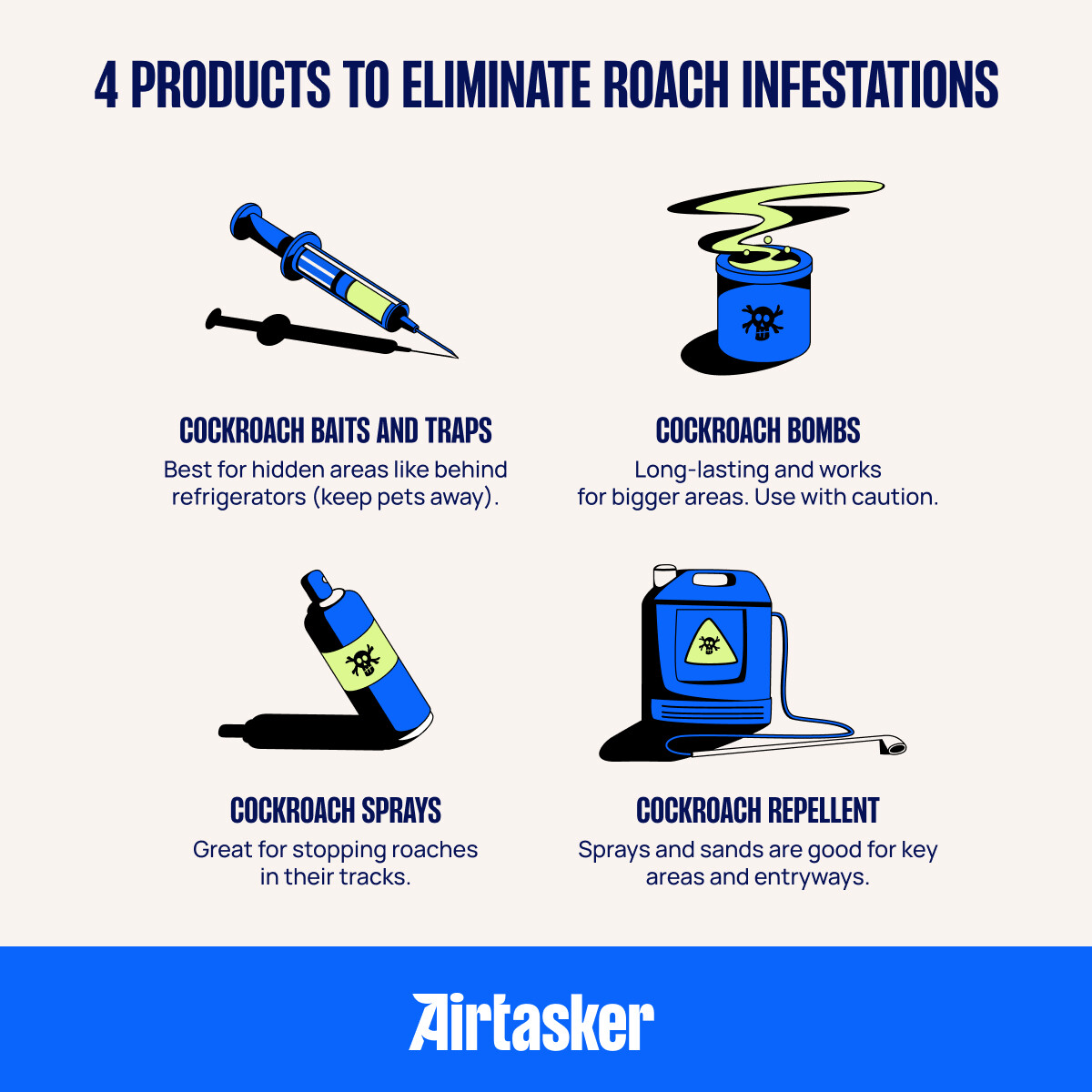 products that eliminate roach infestations