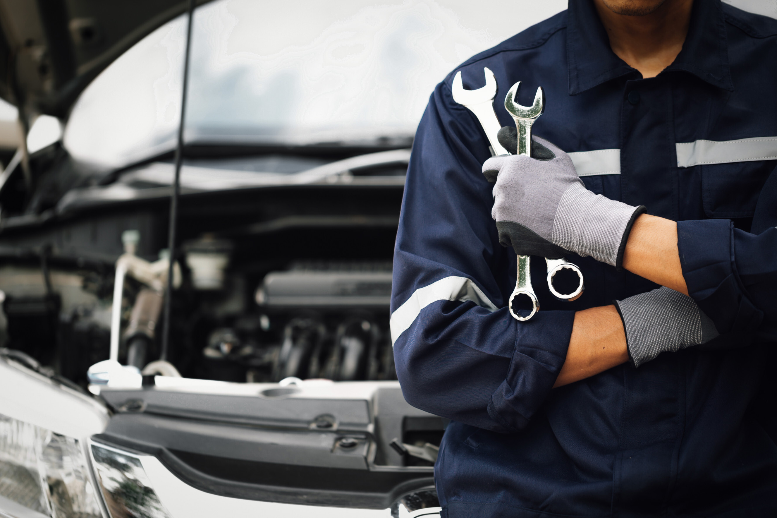 an automotive mechanic in a workshop