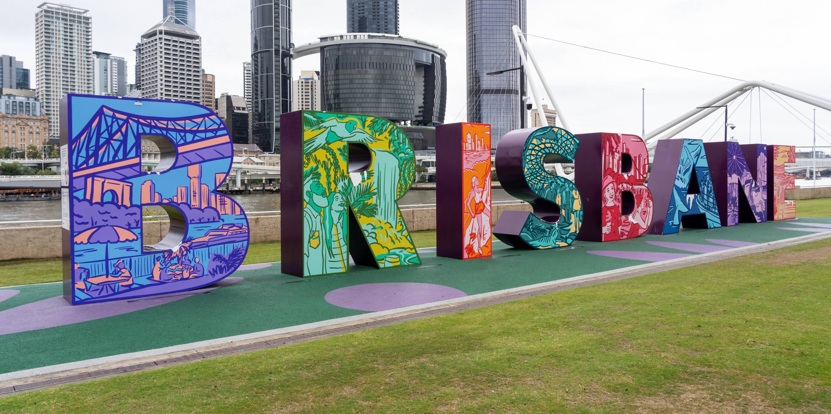 Brisbane city sign to indicate Sydney to Brisbane removals