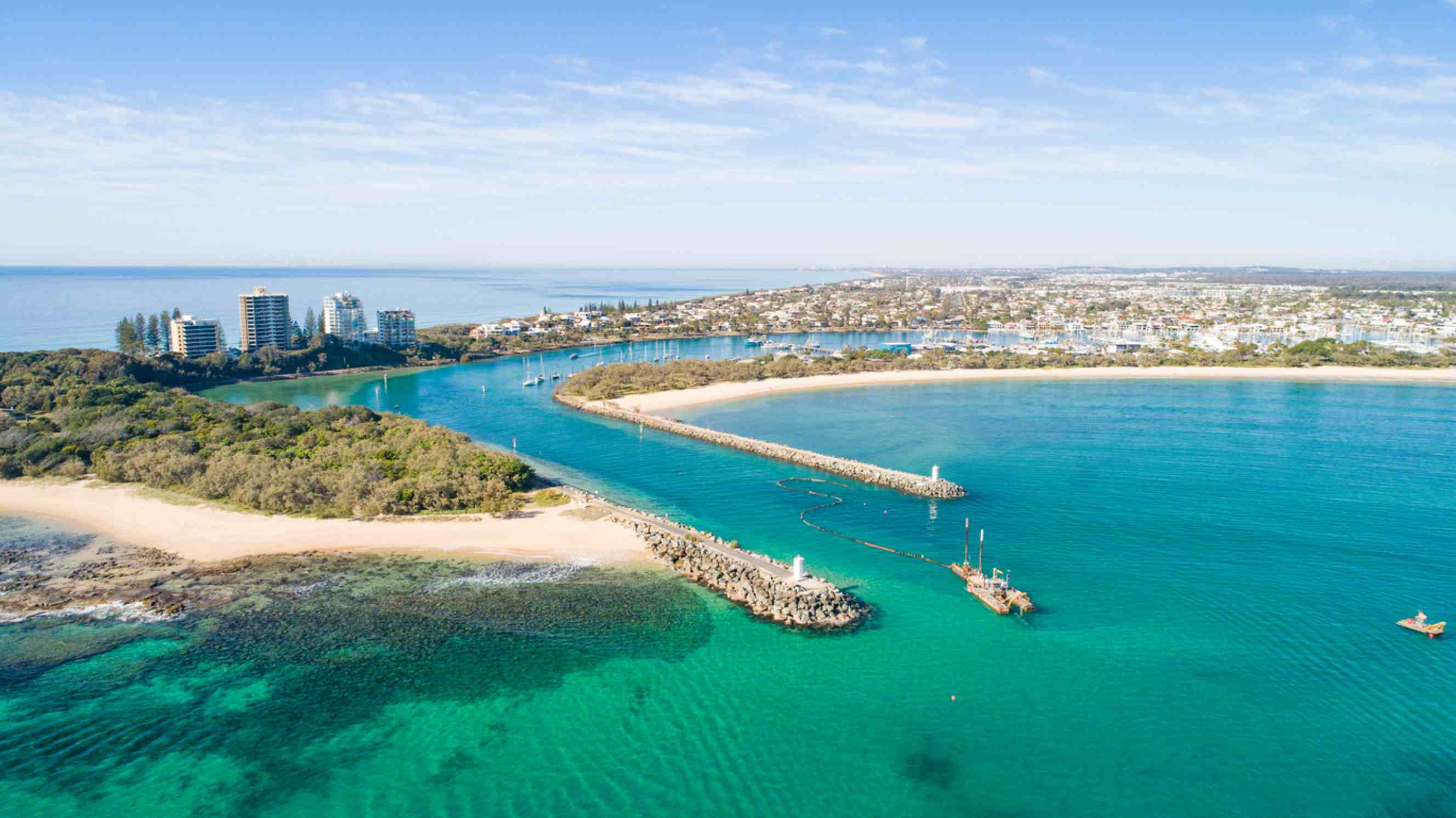 Sunshine Coast coastline in Queensland, a common relocation destination for Sydney to Sunshine Coast removals