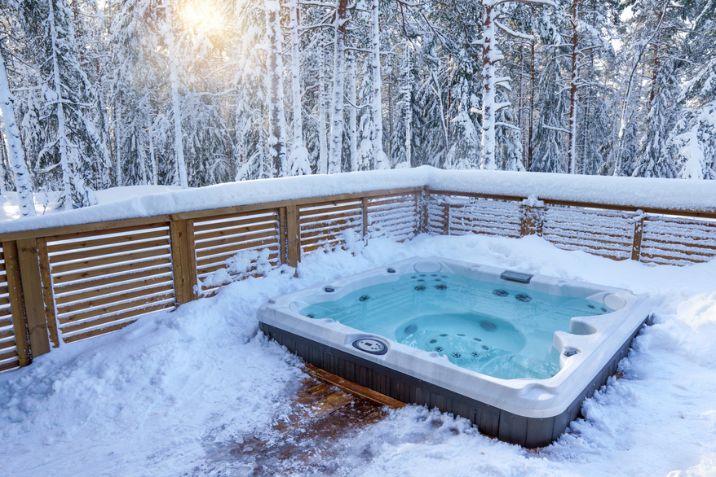 A custom-built spa