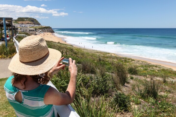 Bar Beach in Newcastle Australia