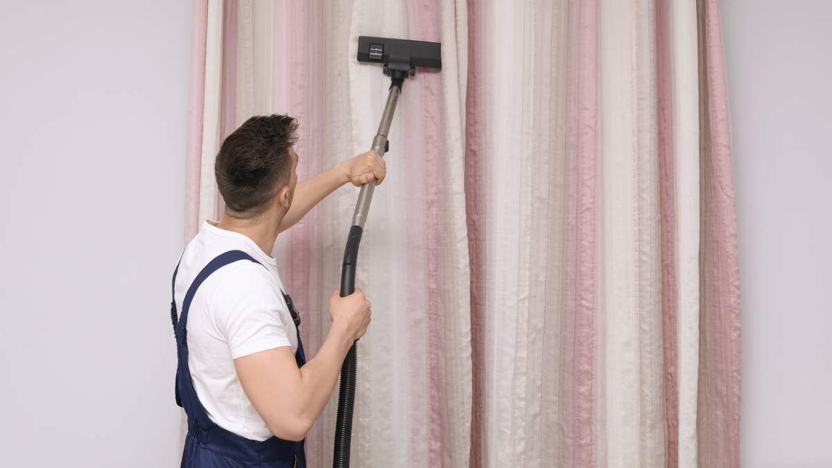 dry cleaning curtains