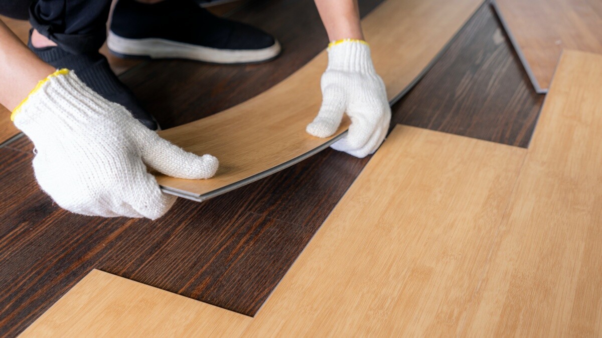 Thick deals vinyl flooring