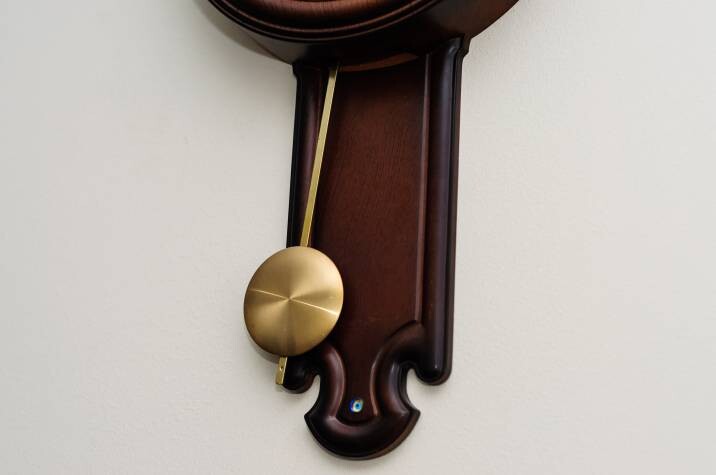the pendulum of a clock