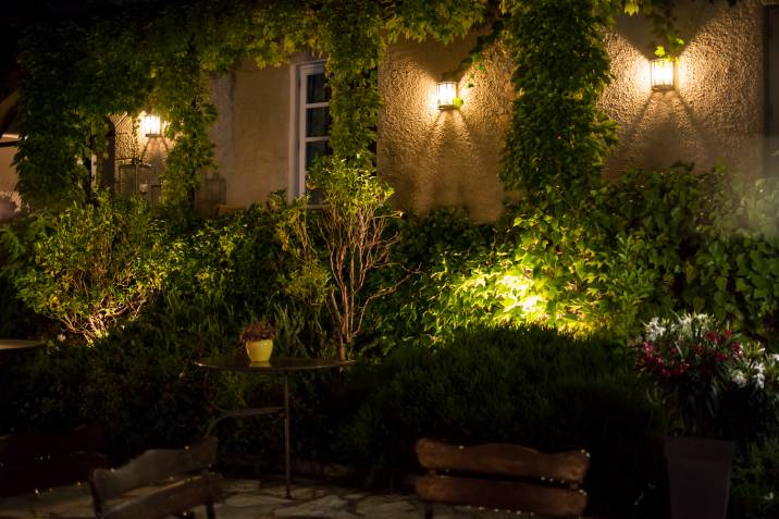 garden wall lights