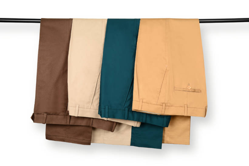 Chinos vs Khakis - Different colour options for khakis 