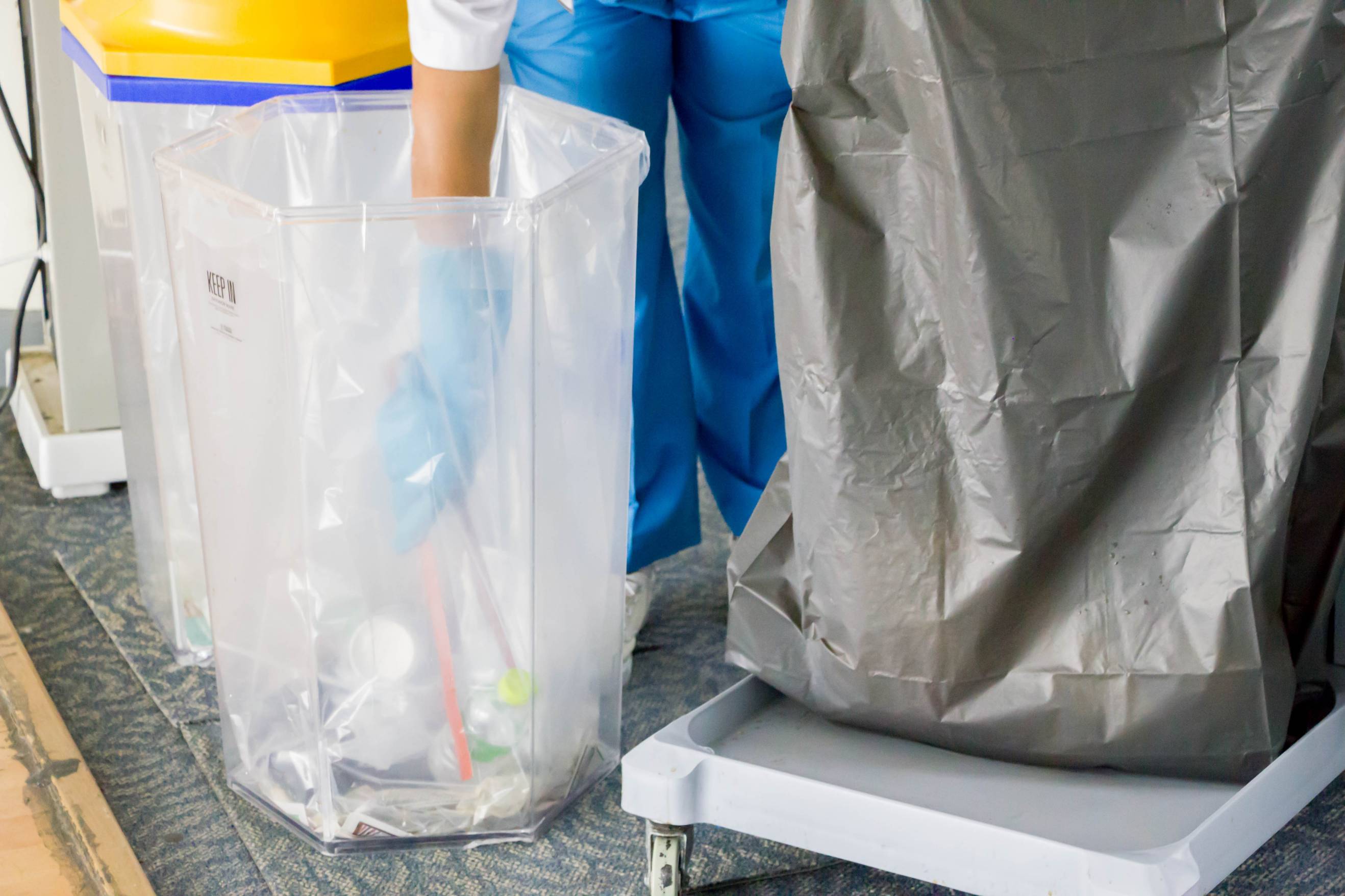 Commercial waste disposal by a professional for office spaces
