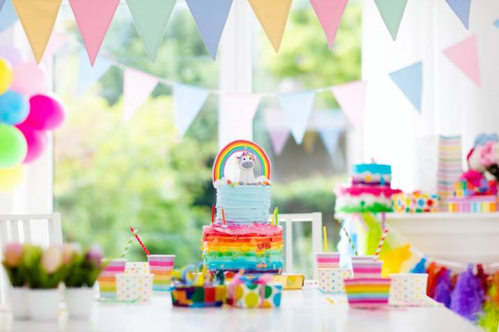 Kids’ birthday party event planning, Unicorn birthday party