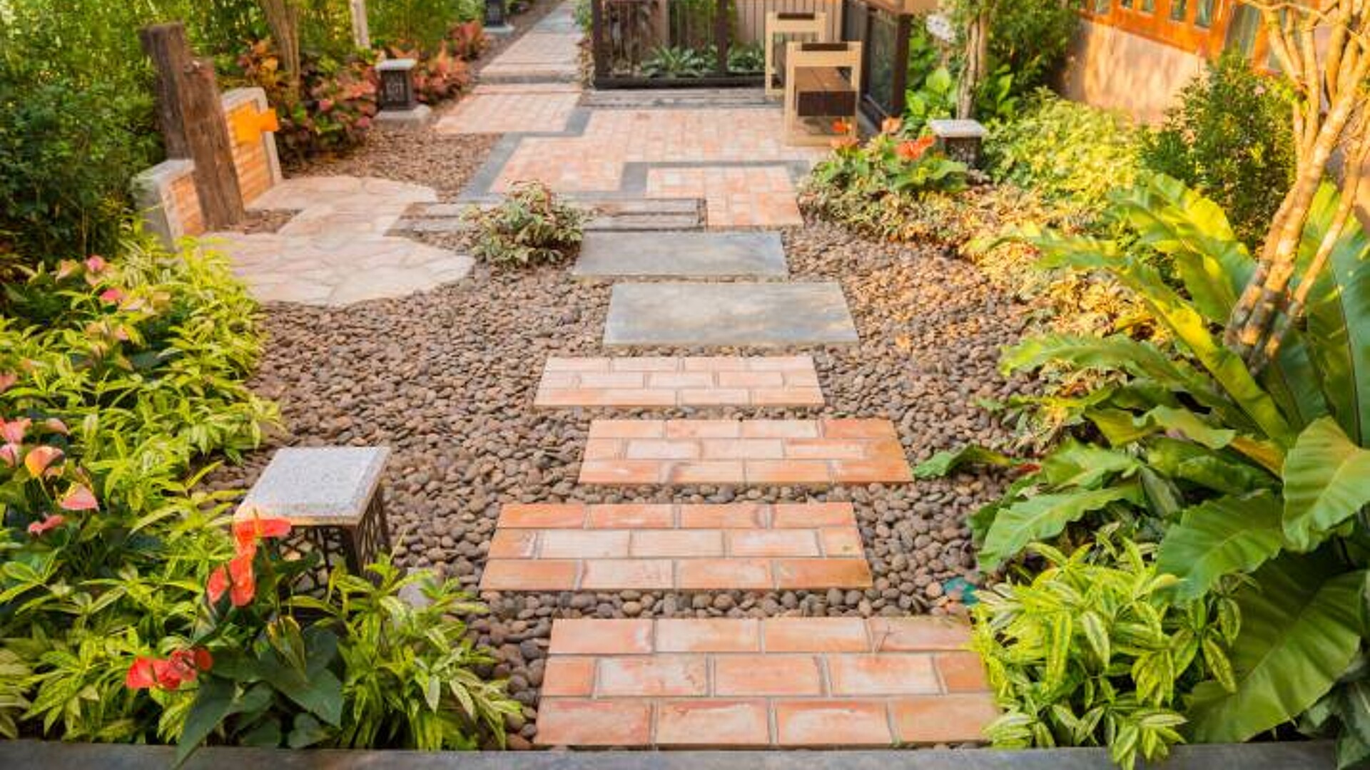 Brick Garden Path 30+ Garden Path Ideas
