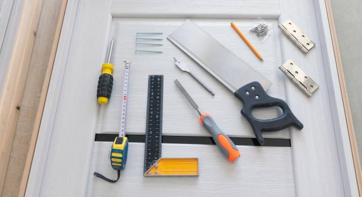 tools laid out on a table