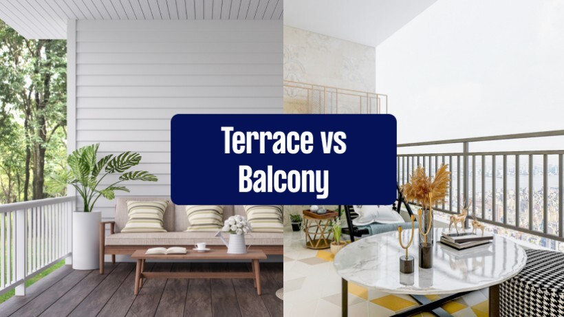 Comparing terraces and balconies based on cost, appearance, and more