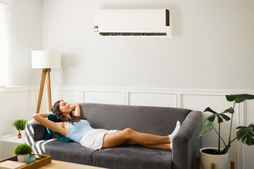 Air conditioner installation cost - Enjoying a peaceful home environment with a low-noise air conditioning system.