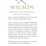Wilson property  M